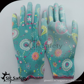 SRSAFETY 13 Ga preiswerteste PU Handschuh / Arbeitshandschuh / lustige Kinderhandschuhe